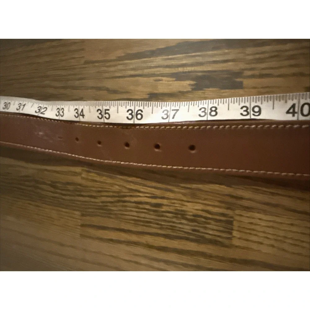 Hand Made In Italy Vero Cuoio Brown Leather Belt 110/130 US 36 Career to Casual*